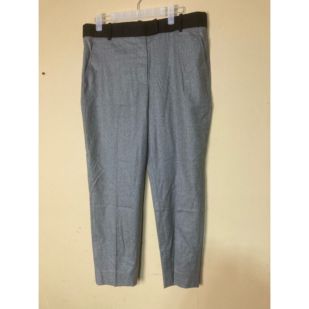 NWT J Crew 100% Wool Pants Gray Ludlow Size 8